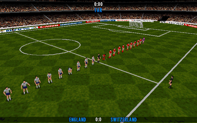 UEFA Euro 96 England screenshot 4 for Sega Saturn